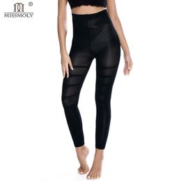 Waist Tummy Shaper High Waist Shapewear Anti Cellulite Compression Leggings Leg Slimming Body Shaper Tummy Control Tights Panties Thigh Slimmer 230403