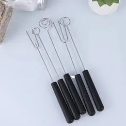 Dinnerware Sets 5PCS Chocolate Dipping Fork Set Culinary Decorating Spoons Tool DIY Candy Melts Fondue Picks Barbecue Supplies For Cooking