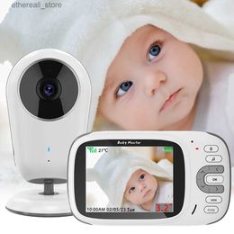 Baby Monitors Baby Monitor Wireless Video New 3.2 Inch Intercom Temperature Monitoring Babysitter Nanny Night Vision Security Camera Babyphone Q231104