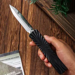 MT-models Glykon attacker Automatic Knife Bounty Hunter Double action D2 Combat Auto Pocket Mafia Knives Self-Defense Micro Cutting Tools