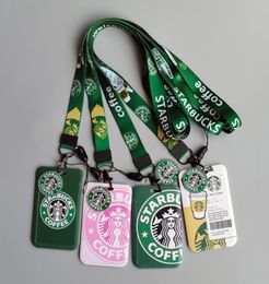 Party Favor Popular hard s bus card set creative mobile phone lanyard students pick up campus meal card work permit coffee star6534502