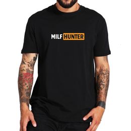 Men's T-Shirts MILF T Shirt Funny Joke Men Short Sleeve High Quality Creative Design Adult 100% Cotton Tops Tee Homme 230404