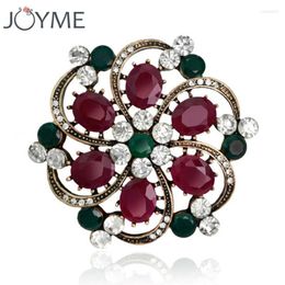 Brooches Pins Vintage Jewellery Zirconia Crystal Suit Brooch Turkish Hat Accessories Large Safety Pin Gift For Women Fashion Badges Roya22