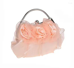 Evening Bags Lady Party Wedding Handbag Purse Girl Soft Bag Bridal Women Satin Crystal Clutch WY185