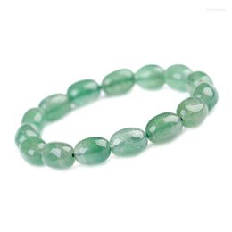 Strand Wholesale Green Strawberry Natural Crystal Bracelet Fortune With Shape Beads Bracelets For Women Gift Bangle Fashion Jewelry