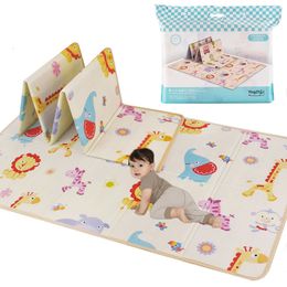 Play Mats 180x100cm Foldable Baby Play Mat Puzzle Mat Educational Children Carpet in the Nursery Climbing Pad Kids Rug Activitys Game Toys 230403