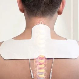 Massaggiatore per la schiena Gel di silicone per nervi Cuscinetti per elettrodi EMS Patch non tessuta Agopuntura autoadesiva Fisioterapia TENS 230404