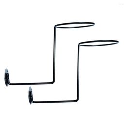 Motorcycle Helmets 2x Wall Mounted Display Holder Stand Hats Rack Hanger Organiser