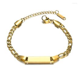 Charm Bracelets 2023 Women's Jewelry 5mm Width Itanlian Blank Bracelet Fashion Stainless Steel Adjustable Bangle Girls Boys Gift 18cm