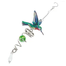 Pendant Lamps Garden Decor Bird Themed Hanging Crystal Bead