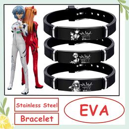 Catsuit Costumes Anime EVA Ayanami Rei Asuka Langley Soryu Ikari Shinji Bracelet Cosplay Costume Accessories for Men Women Boy Girl Gift