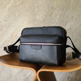 9A Mirror Quality Outdoor Messenger Bag Designer Fashion Man Handbags Male Shoulder Purse 26cm High Imitation Crossbody
