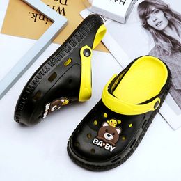 Children's Slippers Summer Boys And Girls' Anti Slip Soft Soles Indoor Anti-collision Cute Baby Sandals