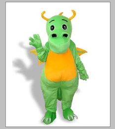 Halloween Green Dinosaur doll Mascot Costumes Cartoon Character Adult Women Men Dress Carnival Unisex Adults