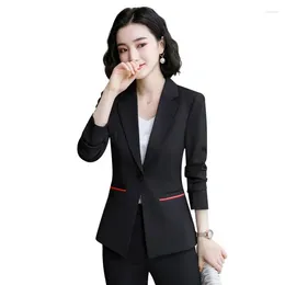 Women's Suits Spring Long Sleeve Suit Women Blazer 2023 Casual Blazers Short Slim Autumn Coat Female Jacket Black OAIRED