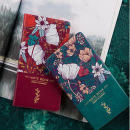 Notebook A6 Literature And Art Delicate Retro Carry Note Book PU Leather Girl Student Accountbook CA6J4803