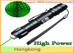 Brand New 1mw 532nm 8000M High Power Green Laser Pointer Light Pen Lazer Beam Military Green Lasers4364271