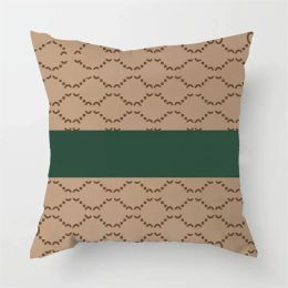 Designer Pillows Fashion Cartoon Cushion Home Textiles Car Sofa Pillowcase Decorative Pillow Cushions Living Room Wool Cotton Pillow Covers Case CSD23112412