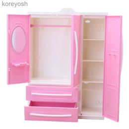 Kitchens Play Food Family Wardrobe Play Doll Accessories Fashion Mini Accessories Wardrobe For Kids Creative Dream House Furniture Girl Gift ToysL231104