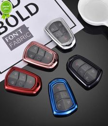 New Soft TPU Car Remote Key Case Cover For Cadillac ATS ATS-L XLS XTS XT4 XT5 XT6 CT6 CTS CTS-V SRX 28T Auto Holder Fob Accessories