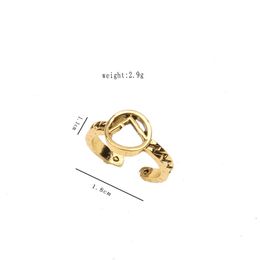 Top Quality Gold Plated Brand Letter Band Sailormoon Rings for Mens Womens Fashion Designer Brand Letters Turquoise Crystal Metal Daisy Ring Jewelry One Size 72