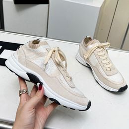 Designer Sneakers Oversized Casual Shoes White Black Leather Luxury Velvet Suede Womens Espadrilles Trainers Man Women Flats Lace Up Platform 1978 W425 02