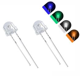 Diode Wholesale 1000Pcs/Lot 5Mm St Hat White Red Blue Green Yellow Tra Bright Leds Kit Led Light Drop Delivery Office School Busines Dho3H