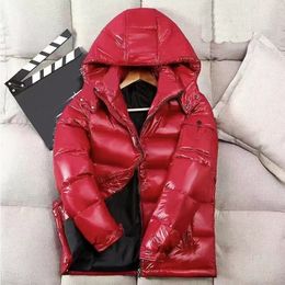Men's Jacket Monclair Jacket Winter Warm Windproof Down Jacket Shiny Matte Material S-3XL Size couple models New Clothing Top