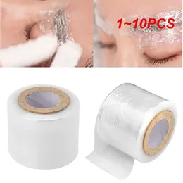 False Eyelashes 1-10PCS Tattoo Lip Eyelash Eyebrow Plastic Wrap Remove Individual Extension Grafting Accessories Professional Makeup