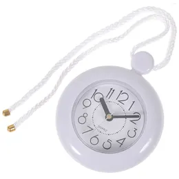 Wall Clocks Bathroom Hanging Clock Waterproof Battery Operated Mute Decor Without For Home