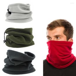 Scarves 1Pcs Fleece Neck Tube Ear Warmer Fishing Skating Running Sport Scarf Face Mask Camping Hiking Cycling Headwear