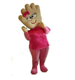 2024 Discount Beautiful Hands Finger Mascot Costume Cartoon Anime theme character Christmas Carnival Party Fancy Costumes Adults Size