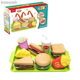 Mutfaklar Yemek Mini Playhouse Kahvaltı Burger Simüle Mutfak Oyuncakları Simüle Gıda Çocukları Hamburger Oyuncakları Çocuklar Eğitim Oyuncakları Kitl231104