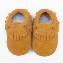 First Walkers 2023 Baby Leather Girls Shoes For Booties Moccasins Fashion Fringe Walks 0-18M 10 Colours