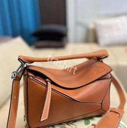 Designer Bag loes puzzle handbag Women Single Shoulder Fashion bag Leather Cross Bags Woman tote Luxury handbags Lady crossbody Size 24cm With Box