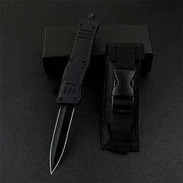 UT-Combat Black A162 Auto Knives 440c Blade Zinc-Aluminum alloy Handle Tactical Hunt Camp Self-defense Rescue Pocket Knife EDC Tools