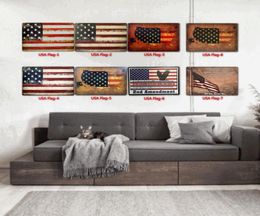 flag Tin Signs metal Vintage Posters Old Wall Metal Plaque Club Wall Home Art Metal Iron Painting Wall Decor Art Picture DHB13253022361