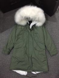 Women's Fur Faux Coat Clothing Long Thick Warm Female Winter Parkas Jacket