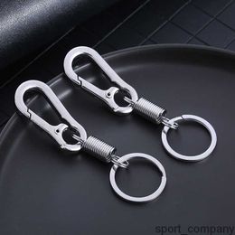 Creative Car Metal Keychains Men's Waist Pendant Gift Diy Wristlet Spring Key Pendant Carabiner Keychain