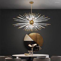 Chandeliers Pendant Lights Lustre Modern Crystal For Living Creative Design Hanging Fixture Gold Luxury Home Decor Chandelier Lamps