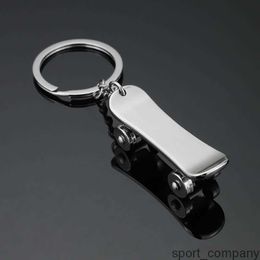 New Arrival Novelty Souvenir Metal Skateboard Key Chain Creative Gifts Key Ring Skateboard Stainless Steel Car Key Chains