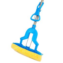 Mops Household cleaning sponge mop floor cleaning mop folding absorption squeezing water magic mop ceramic tile household cleaning tool 230404