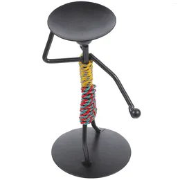 Candle Holders Tea Lights Minimalist Holder Modern Style European Metal Candlestick Craft African Stand Figure