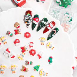 Nail Art Decorations Girls DIY Christmas Accessories Durable Resin Manicure Finger Decoration Home