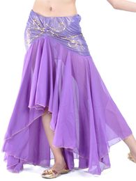 Stage Wear Royal Blue Belly Dance Skirts Oriental Performance Costume Long Gypsy Skirt For Women Samba Carnival Outfit Rave