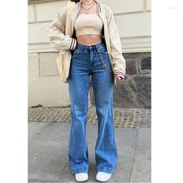 Women's Jeans Women 2023 Wide Leg High Waist Loose Fit Casual Long Pants Chain Decorate Girls Jean Spring Summer Size 3XL Pant