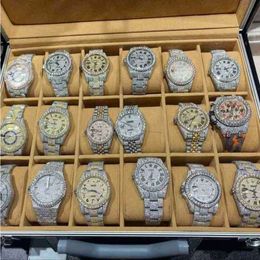 KHS4 Wrist watch luxury vvs1 mens Watch Diamond high end Jewellery custom GIA natural diamond for watch7WIST397