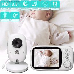 Baby Monitors VB603 Video Baby Monitor Wireless 3.2 Inch LCD Two Way Audio Talk Night Vision Feeding Surveillance Security Camera Babysitter Q231104