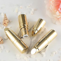 Storage Bottles 10/30/50pcs Style 12.1mm Round Empty Lip Tubes Container Lipstick Fashion Cool Tube Gold Colour