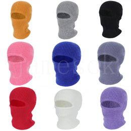 Яркий цвет, уличный пуловер с одним отверстием, вязаная шапка, зимняя лыжная маска унисекс, балаклава, шапка df314
